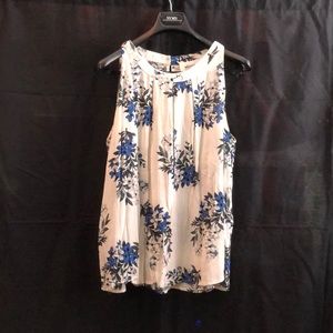 Sleeveless Floral Top